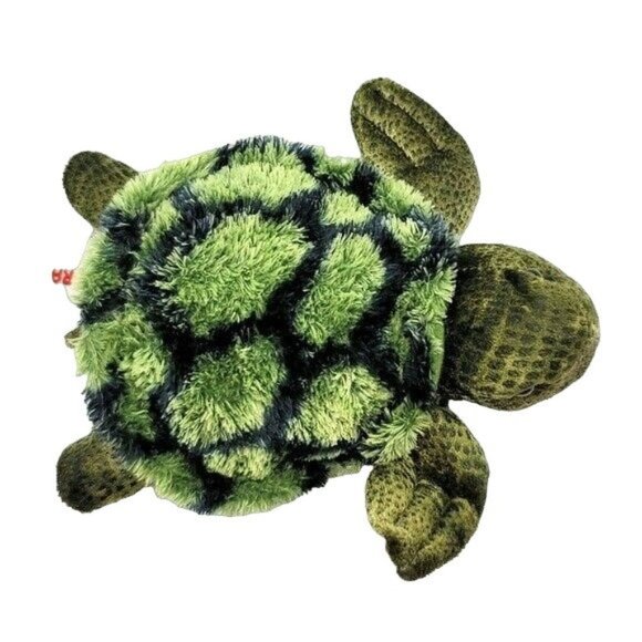 2/$15 Aurora Sea Turtle Plush Green 6.5" Gold Tummy Stuff Animal Ocean Realistic - Picture 5 of 8